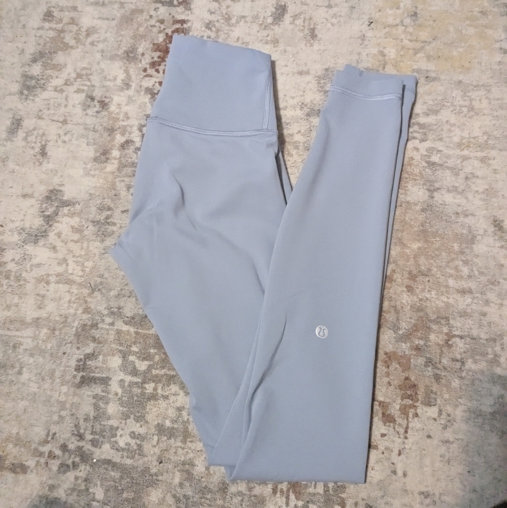 Lululemon Wunder Train HR High-Rise Tight 25" Chambray Blue Size 2